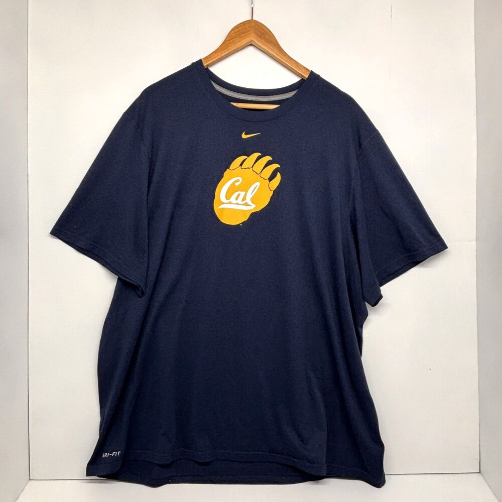 Vintage Y2K Nike Cal State Berkeley Golden Bears Center Swoosh T Shirt Men’s XXL